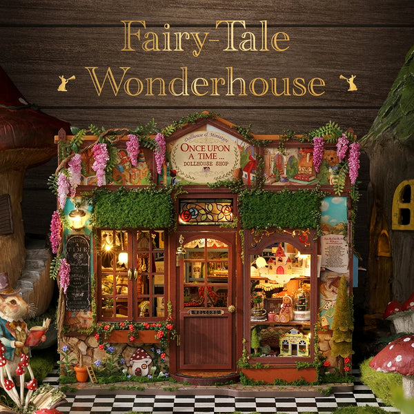 Wonderhouse Fairy-Tale - DIY Wooden Miniature Dollhouse Kit