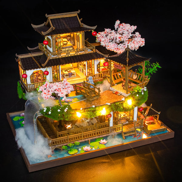 L2502 Ancient Courtyard - DIY Miniature Wooden Dollhouse Kit